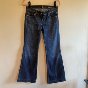 7 for all mankind flared jeans